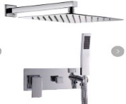 SET DE DUCHA CON DOS FUNCIONES , BRAZO MONOMANDO Y DUCHA TELEFONO DE PARED