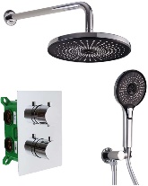 SET DE DUCHA CON DOS FUNCIONES , BRAZO MONOMANDO Y DUCHA TELEFONO DE PARED