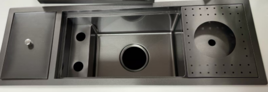 FREGADERO ACERO INOX 79*27*22 CM C/ACCESORIO SATIN