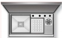 FREGADERO ACERO INOX 88*50*22 CM C/ACCESORIO