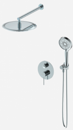 MONOMANDO SET DE DUCHA CON DOS FUNCIONES, BRAZO MONOMANDO Y DUCHA TELEFONO DE PARED