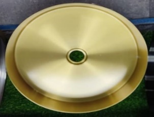 FREGADERO ACERO INOX 38*38*11 CM GOLD