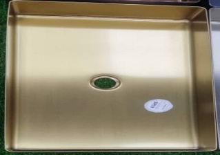 FREGADERO ACERO INOX 58*38*11 CM GOLD