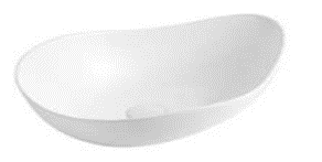LAVAMANOS BLANCO OVALADO