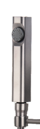 Acabado cromado, soporte de ABS, galvanoplastia, manguera cromada, tornillo de acero inoxidable.