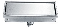 CENTRO PISO RECTANGULAR 60X10 SALIDA 45 CM NEGRA