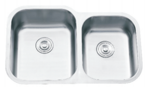FREGADERO ACERO INOX BAJO TOPE 81*52*23 CM